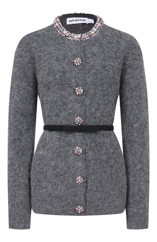 Кардиган self-portrait RS26123CAGR Серый RS26123CAGR