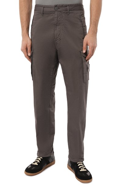 Брюки-карго из хлопка и шерсти STONE ISLAND, арт. 7315326F4, фото 3