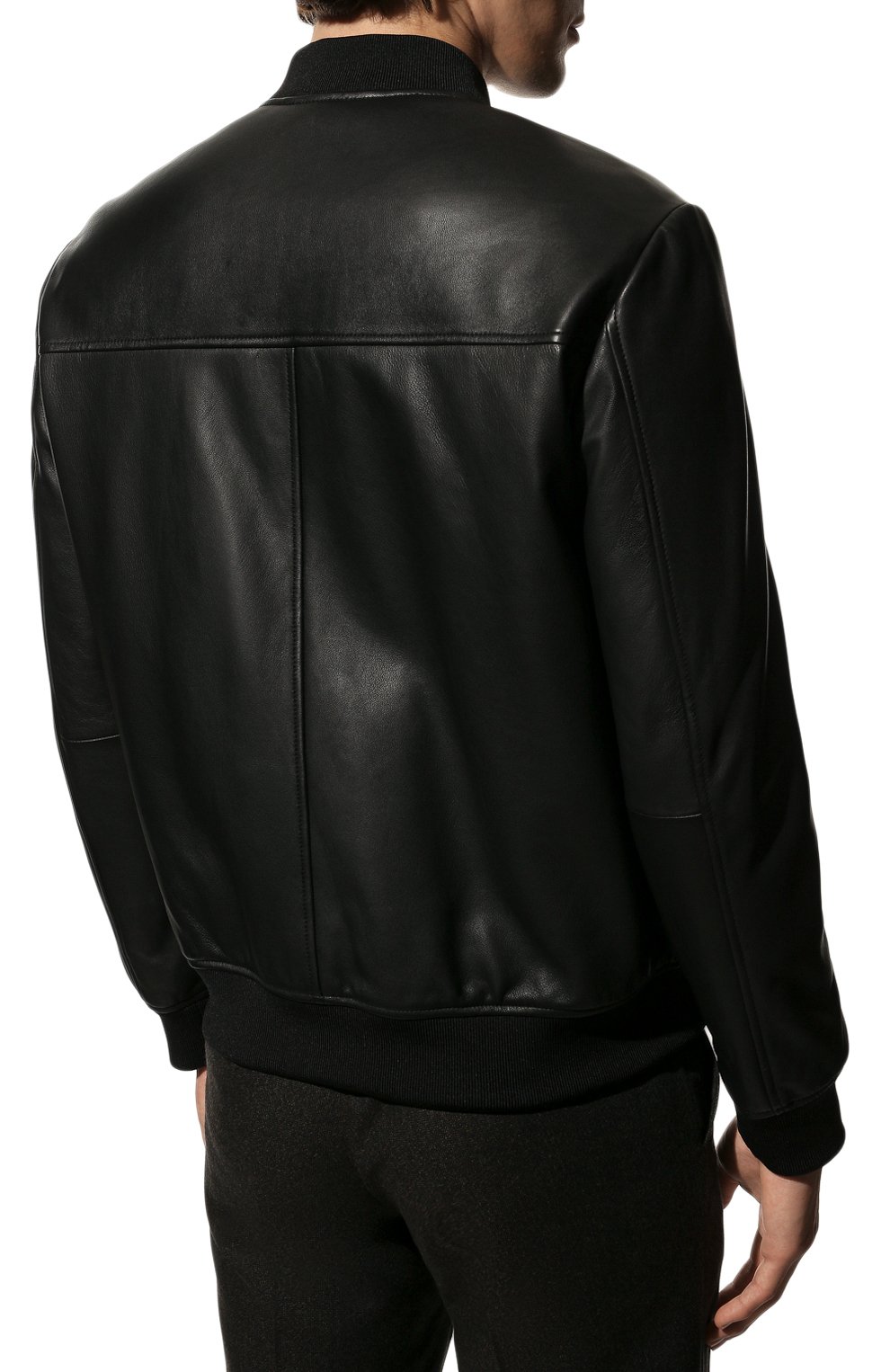 Кожаный бомбер HUGO, арт. 50481934, фото 4
