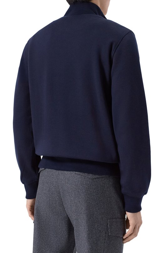 Толстовка из хлопка и кашемира MVST 13M467.VA00.MUST. Синий  13M467.VA00.MUST. Фото 4