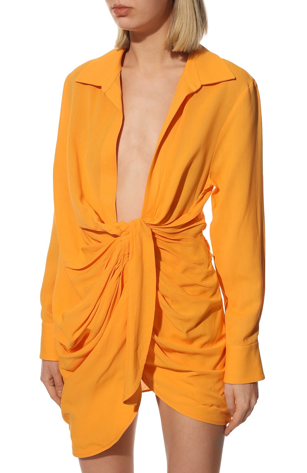 Платье из вискозы JACQUEMUS, арт. 213DR009-1004, фото 3