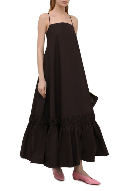 Кожаные балетки almond BOTTEGA VENETA, арт. 608872/VBSD0, фото 2