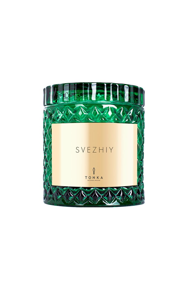 Свеча svezhiy (220ml) TONKA PERFUMES MOSCOW бесцветного цвета, арт. 4665304430029 | Фото 1 (Статус проверки: Проверена категория; Региональные ограничения белый список (Axapta Mercury): Не проставлено; Нос: Не проставлено; Ограничения доставки: flammable, fragile-2)