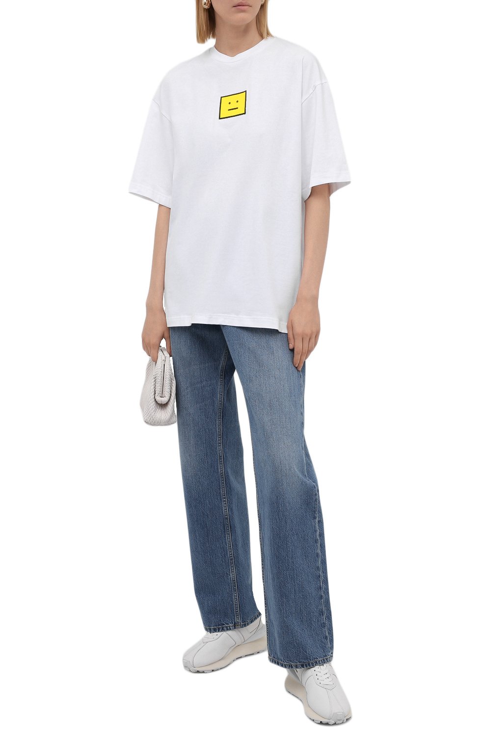 Хлопковая футболка ACNE STUDIOS, арт. CL0101/W, фото 2