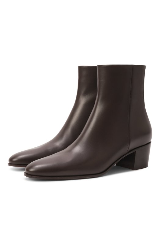 Кожаные ботильоны Keinna 55 Gianvito Rossi G72977.45CU0.VGIM0KA Коричневый G72977.45CU0.VGIM0KA
