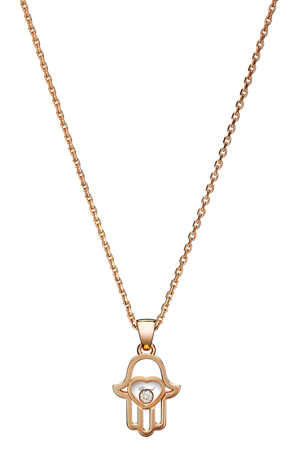 Кулон CHOPARD бесцветного цвета по цене 455000 руб., арт. 797864-5001, фото 2 Кулон CHOPARD, арт. 797864-5001, фото 2