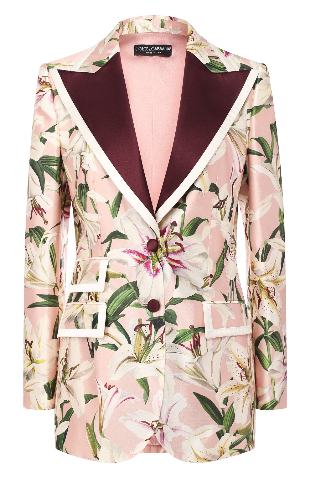 Шелковый жакет DOLCE & GABBANA, арт. F29AYT/HS149, фото 1