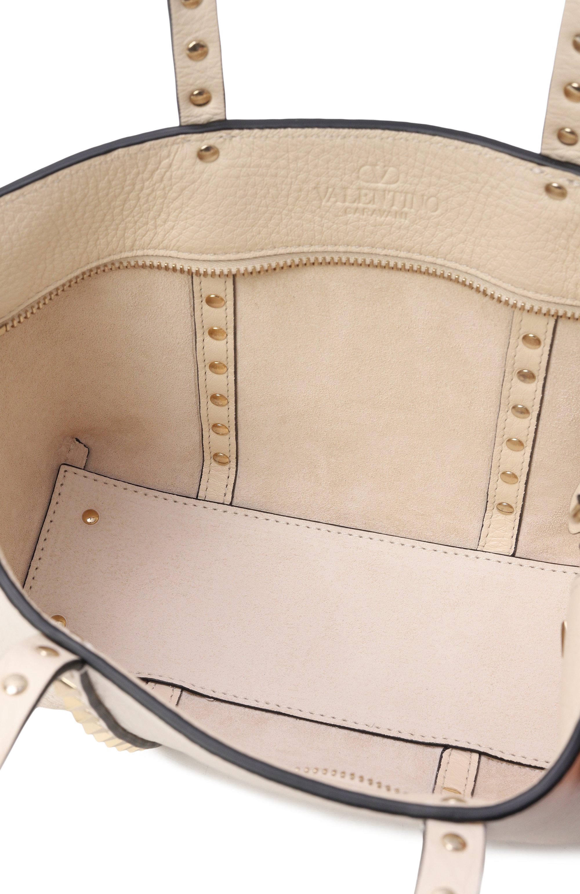 Сумка rockstud mini VALENTINO кремового цвета по цене 229000 руб., арт. 8W2B0R05/VSF, фото 5 Сумка rockstud mini VALENTINO, арт. 8W2B0R05/VSF, фото 5