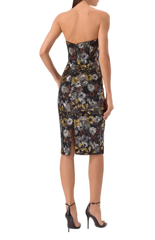 Платье с отделкой пайетками Max Mara Studio VACILL0 Разноцветный  VACILL0 Фото 3