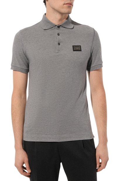 Хлопковое поло DOLCE & GABBANA, арт. G8PL4T/G7F2H, фото 3