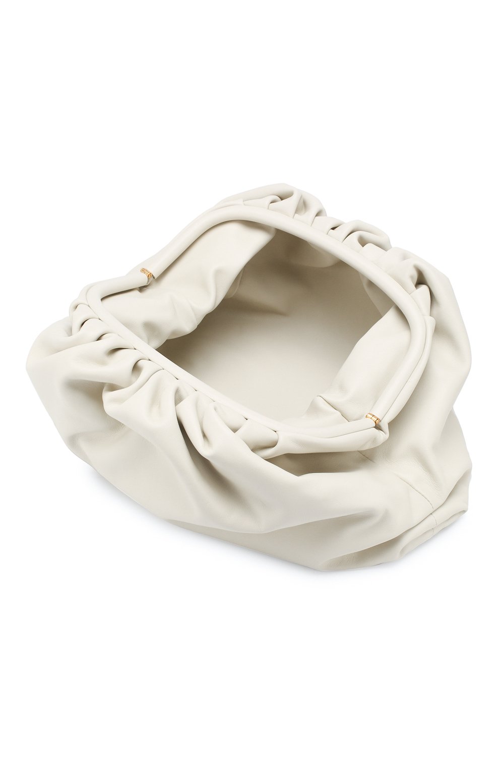 Клатч pouch BOTTEGA VENETA белого цвета по цене 259500 руб., арт. 576227/VCP40, фото 4 Клатч pouch BOTTEGA VENETA, арт. 576227/VCP40, фото 4