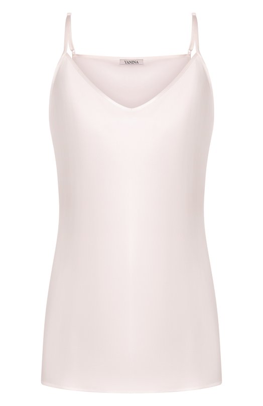 Атласный топ YANINA T-3069A Кремовый T-3069A