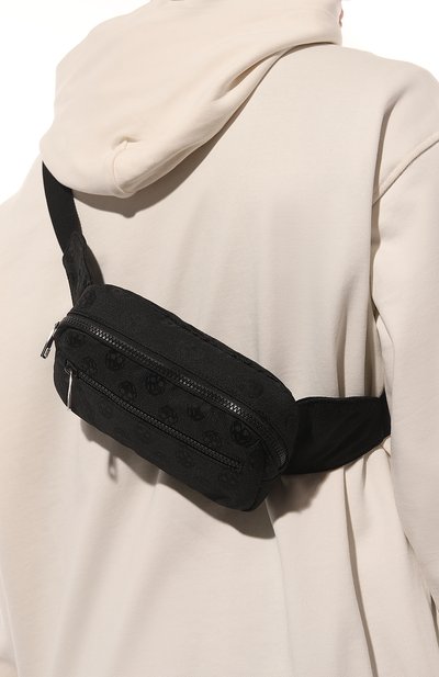 Текстильная поясная сумка ALEXANDER MCQUEEN черного цвета по цене 79950 руб., арт. 704322 1AAAK, фото 2 Текстильная поясная сумка ALEXANDER MCQUEEN, арт. 704322 1AAAK, фото 2