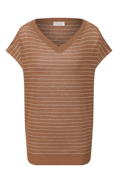 Женский льняной топ BRUNELLO CUCINELLI, арт. M1T183212