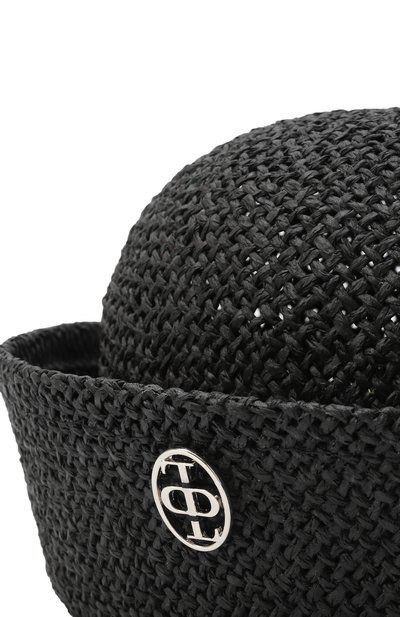 Соломенная матроска FETISH черного цвета по цене 24000 руб., арт. BLEKM, фото 4 Соломенная матроска FETISH, арт. BLEKM, фото 4