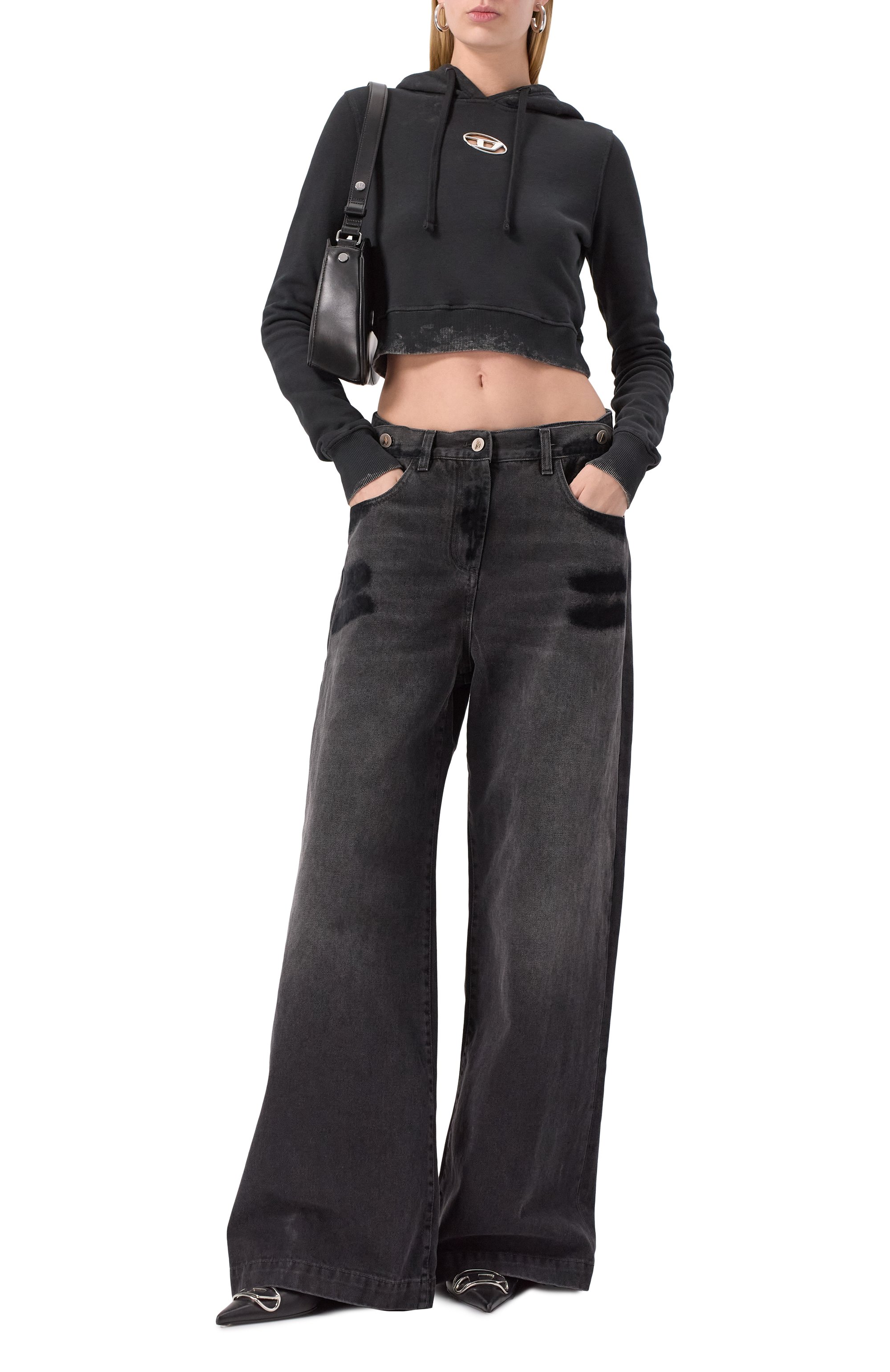 Хлопковое худи DIESEL, арт. A14492/0IPAC, фото 2