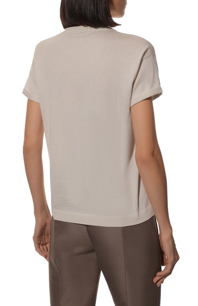 Пуловер из кашемира и шелка BRUNELLO CUCINELLI, арт. M41810000, фото 4