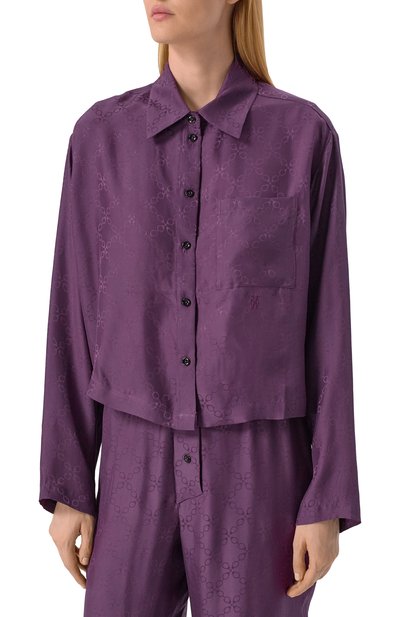 Шелковая рубашка KIKI DE MONTPARNASSE, арт. H242TP099, фото 3