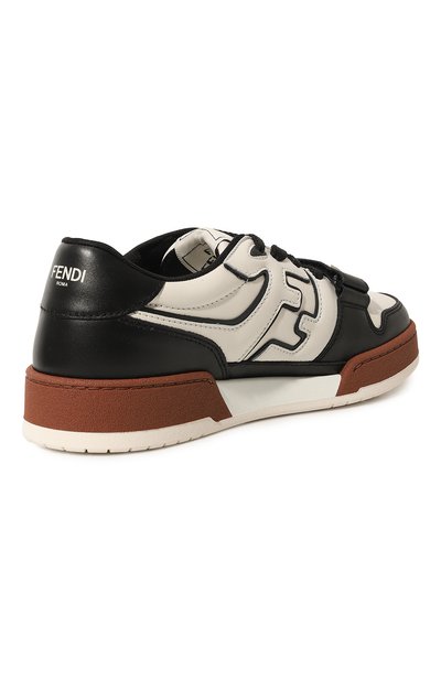 Кожаные кеды fendi match FENDI, арт. 8E8453 A0MN, фото 5