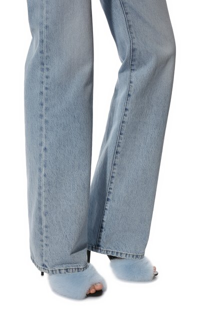 Мюли с отделкой из меха норки la 16 SAINT LAURENT, арт. 688992/E0E01, фото 3