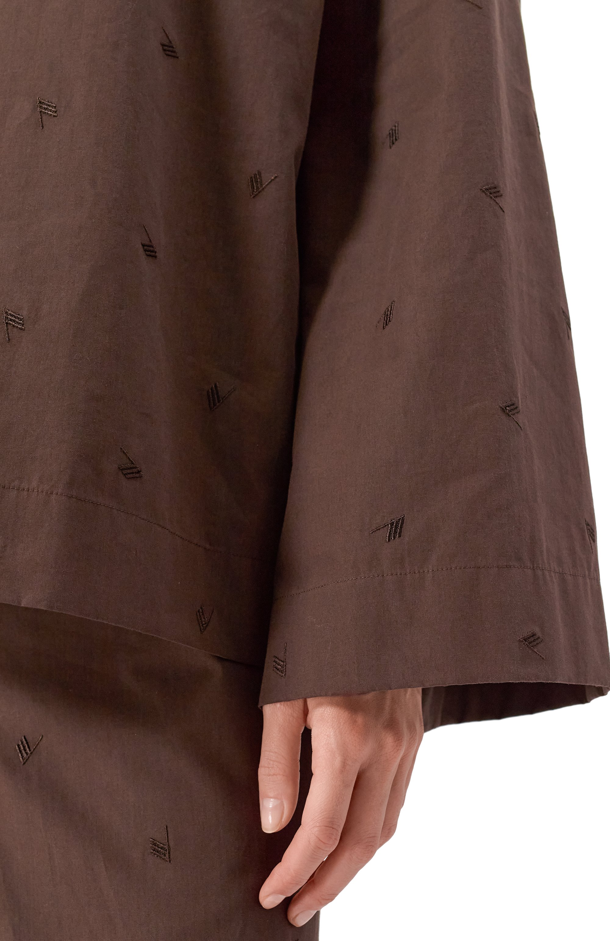 Хлопковая блузка THE ATTICO, арт. 250WCE00001/CCC104MA, фото 5