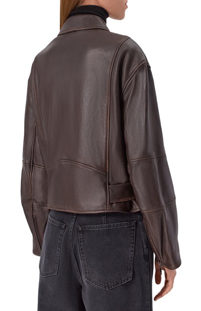 Кожаная куртка WEEKEND MAX MARA, арт. EGIZI0, фото 4