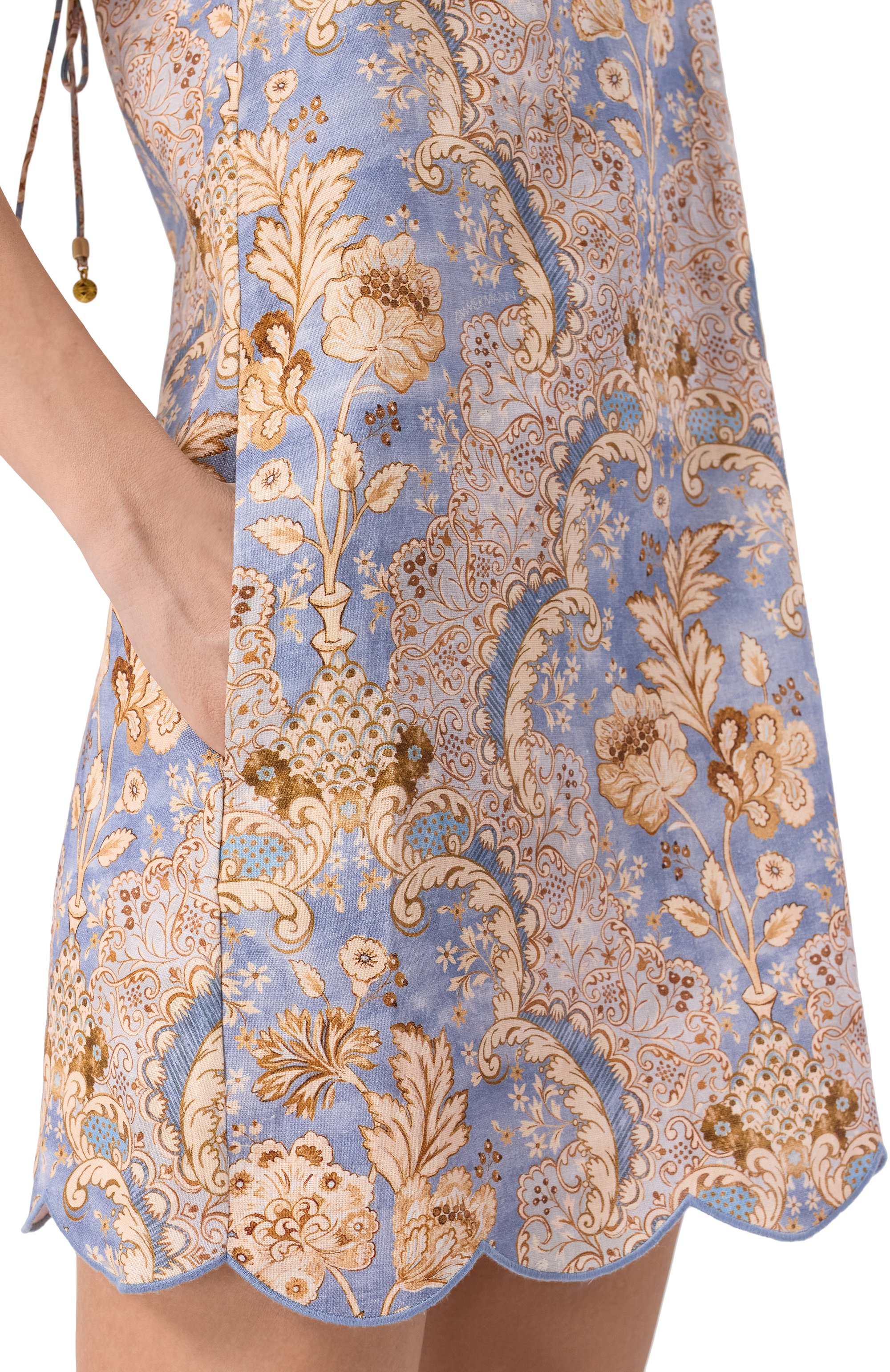 Льняной сарафан ZIMMERMANN, арт. 0720DRS263, фото 4