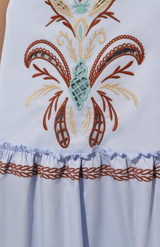 Хлопковая юбка Lug Von Siga Голубой, фото 5