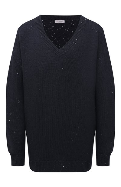 Женский пуловер из смеси кашемира и шелка BRUNELLO CUCINELLI, арт. M73539902