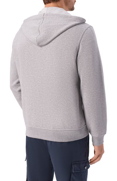 Толстовка из хлопка и кашемира BRUNELLO CUCINELLI, арт. MM8319069G, фото 4