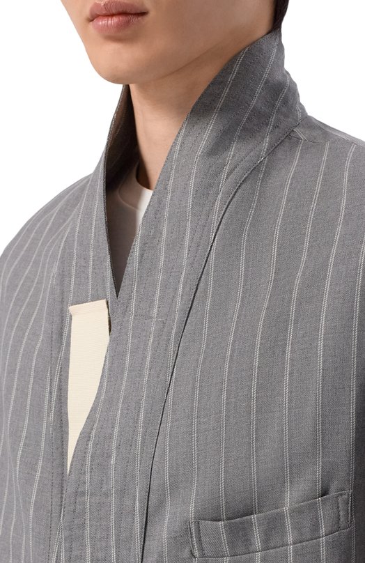 Шерстяной пиджак MORDECAI 26E96MRU33L Серый  26E96MRU33L Фото 5