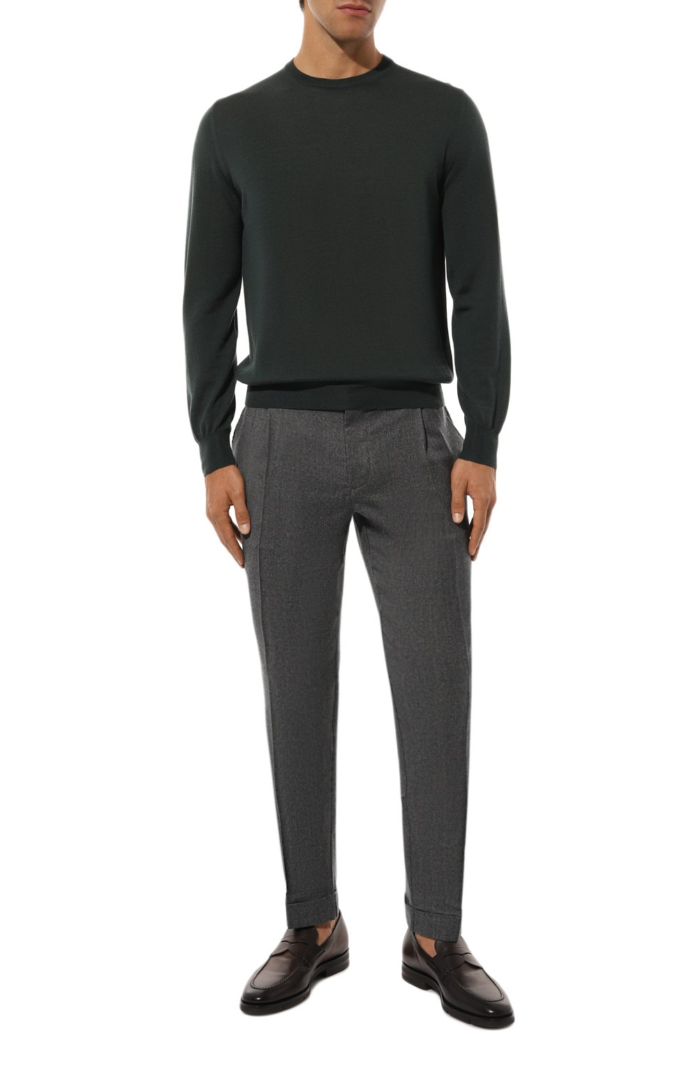 Шерстяные брюки CAPOBIANCO, арт. 17M808.FL00., фото 2