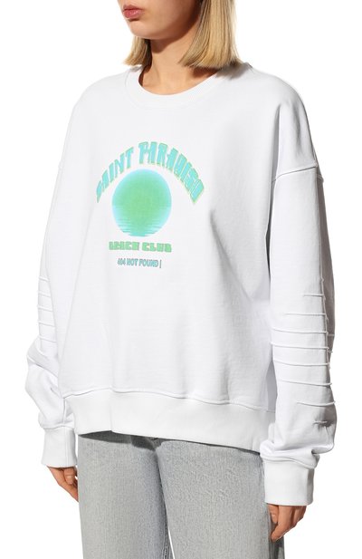 Хлопковый свитшот 404 NOT FOUND | белого цвета по цене 27700 руб., арт. 900301, фото 3 Хлопковый свитшот 404 NOT FOUND |, арт. 900301, фото 3