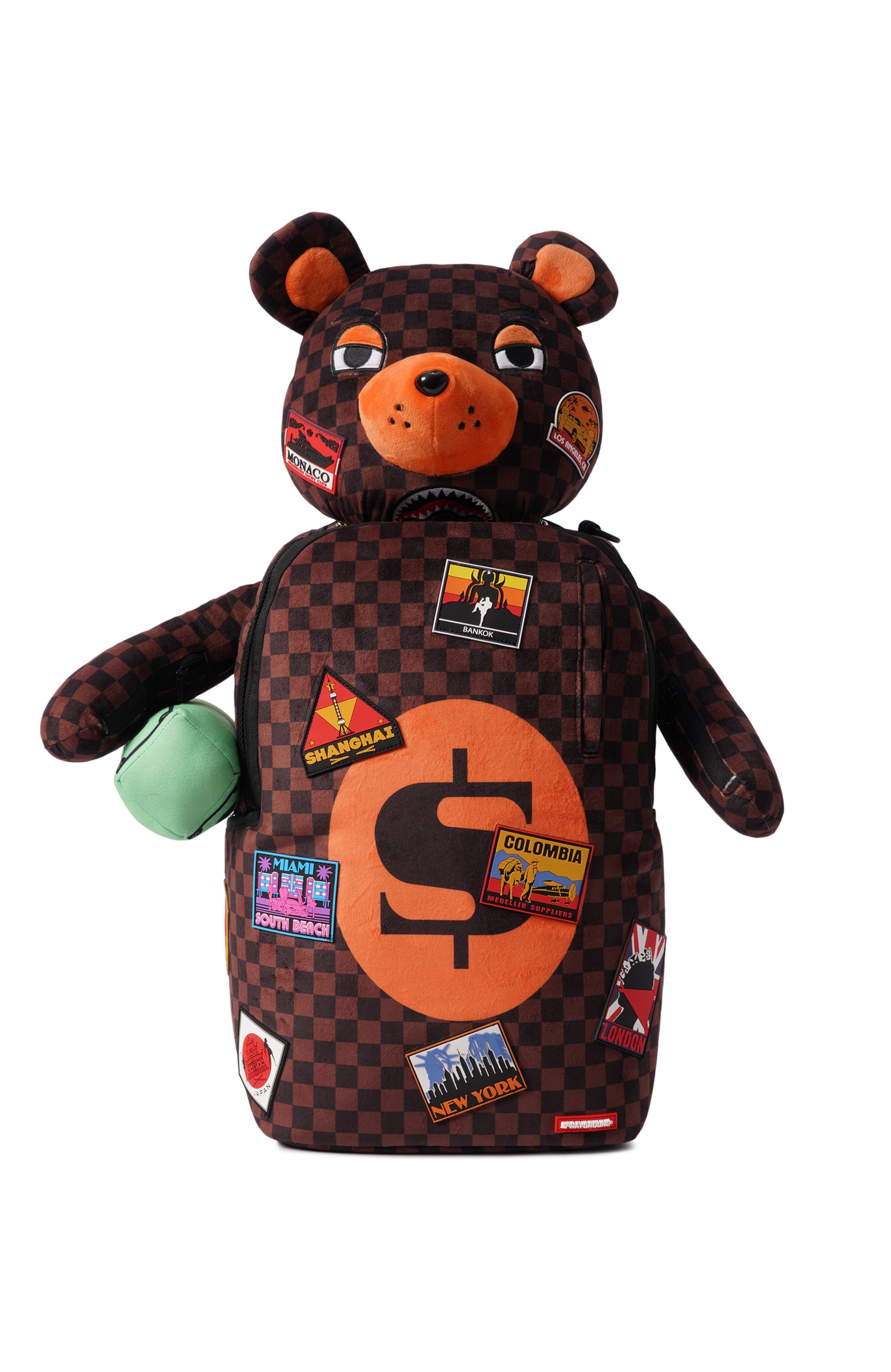 Рюкзак SPRAYGROUND, арт. 910B8499NSZ/GL0BAL M0GUL 2 BIG BEAR BACKPACK, фото 1