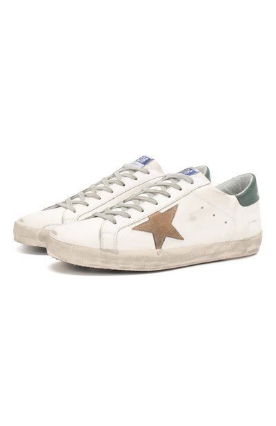 Кожаные кеды superstar GOLDEN GOOSE DELUXE BRAND, арт. G36MS590.T82, фото 1