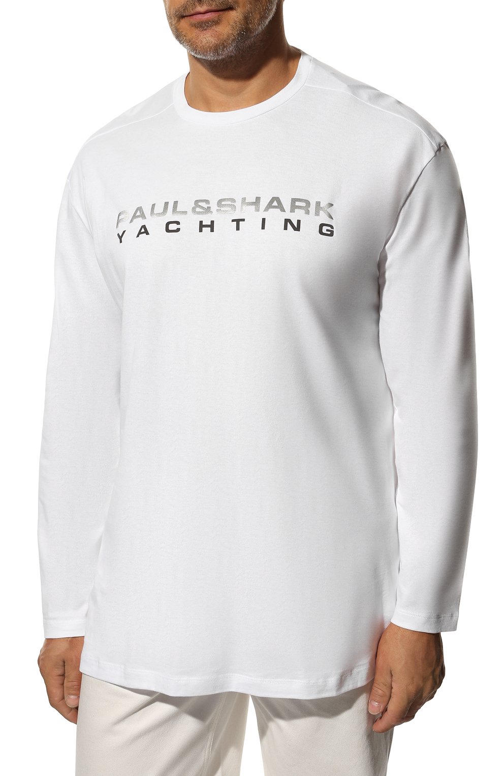 Хлопковый лонгслив PAUL&SHARK, арт. 12311641/C00/3XL-6XL, фото 3