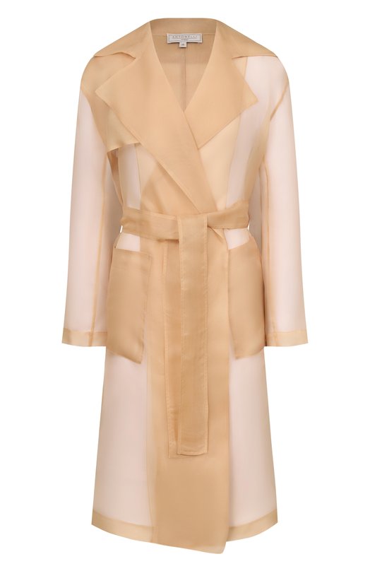 Шелковый тренч Antonelli Firenze N7769Q/256 Бежевый N7769Q/256