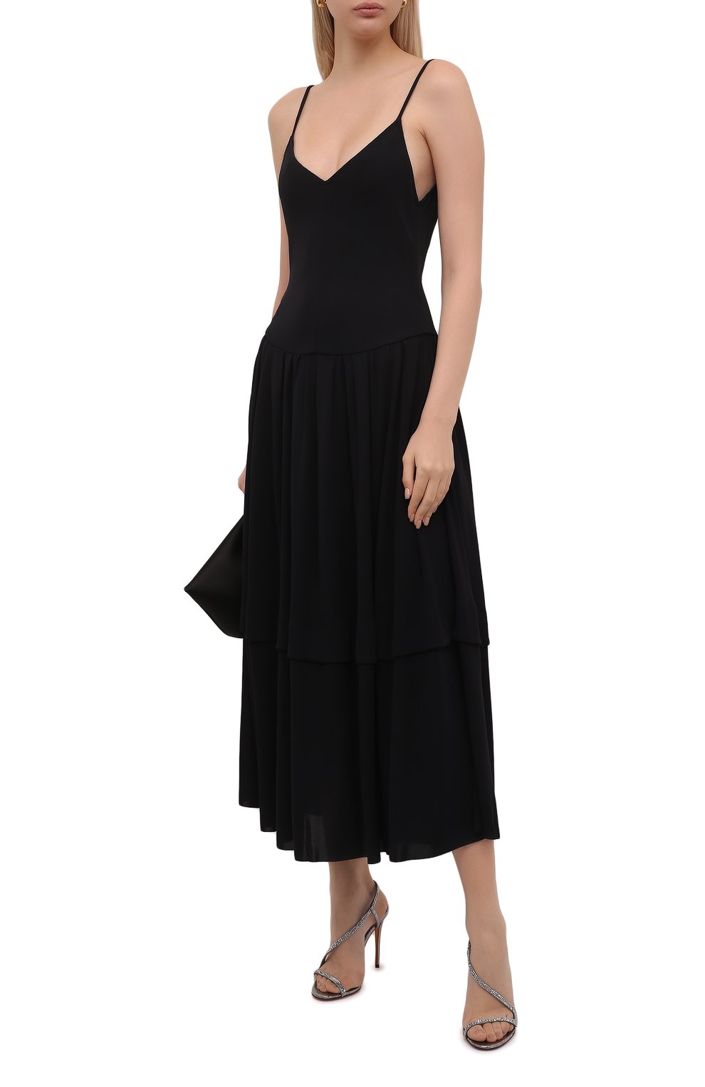 Кожаные босоножки rosalie strass 100 CHRISTIAN LOUBOUTIN, арт. 3210484/R0SALIE STRASS 100, фото 2