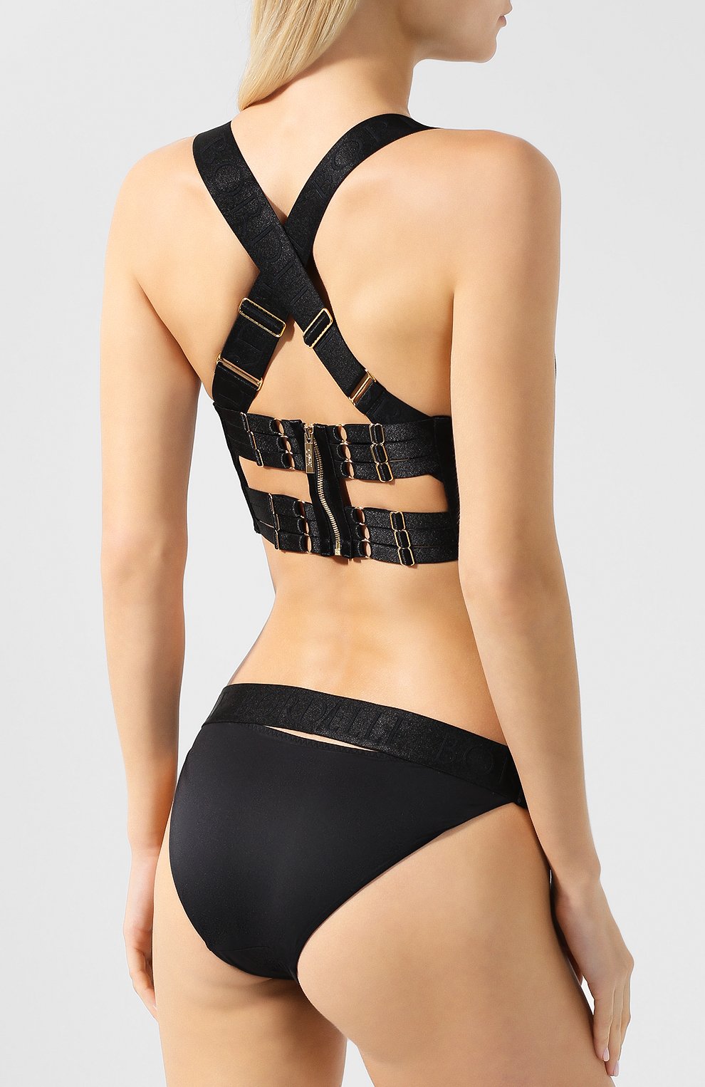 Однотонные трусы-слипы с логотипом бренда BORDELLE, арт. ALLEGRA ADJUSTABLE BRIEF, фото 3
