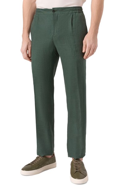 Льняные брюки KITON, арт. UPN01H0928611, фото 3