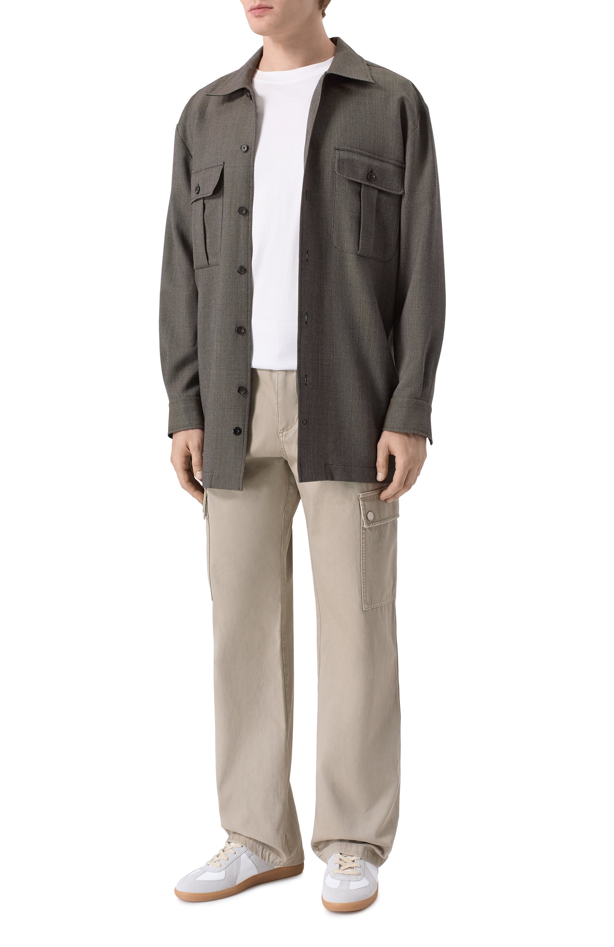 Шерстяная рубашка MM6, арт. S62DA0064/M35636, фото 2