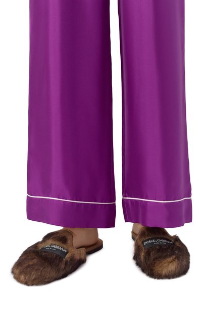 Сабо из овчины DOLCE & GABBANA, арт. CI0224/A9Y93, фото 2