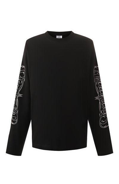 Мужская хлопковый лонгслив VETEMENTS, арт. UA66LS620B