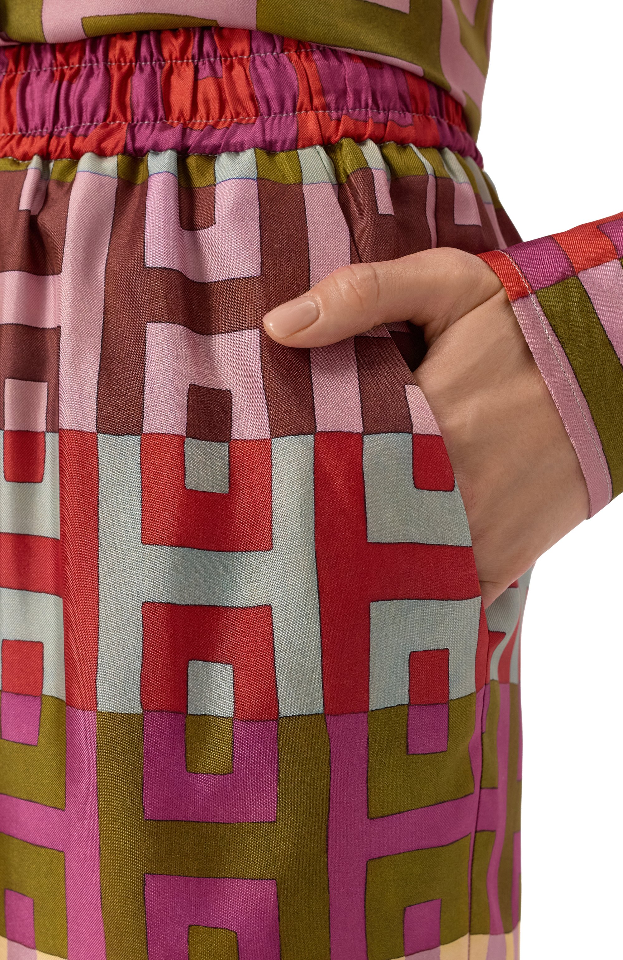 Шелковые брюки LORENA ANTONIAZZI, арт. P2565PA31A/4886, фото 5