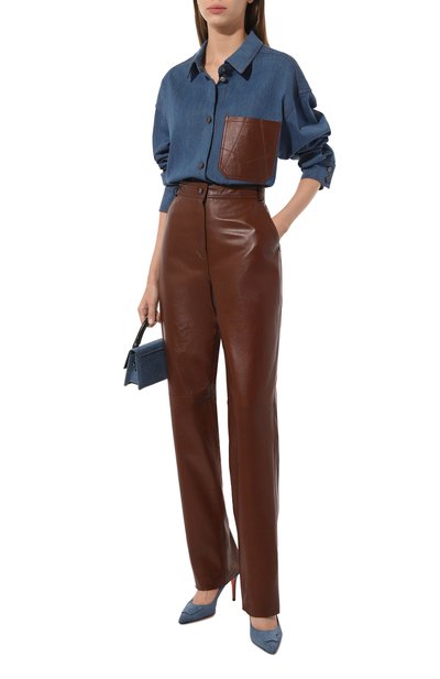 Кожаные брюки BONANNA, арт. ПБ001К/CК, фото 2