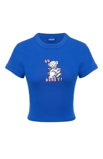 Женская хлопковая футболка HUGO BLUE, арт. 50545062