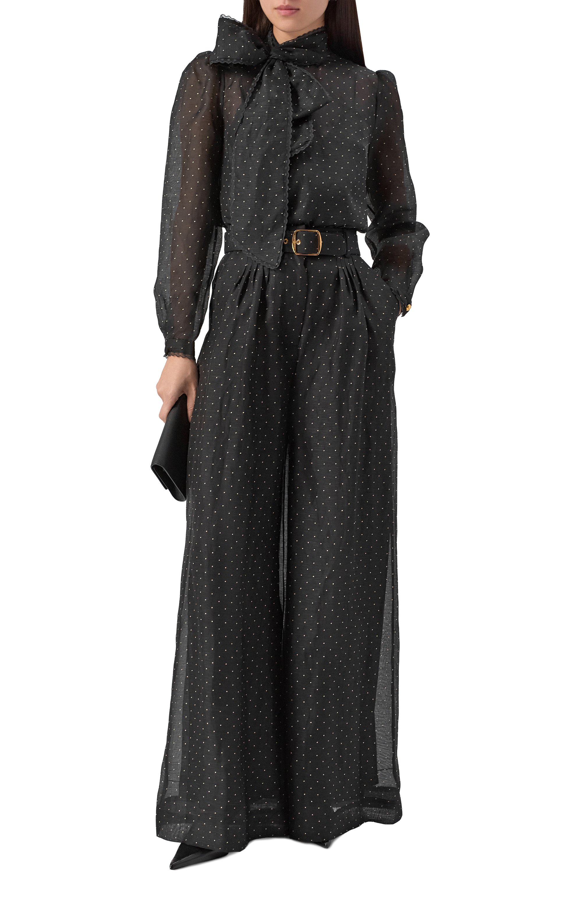 Блузка изо льна и шелка ZIMMERMANN, арт. 5234TF253, фото 2