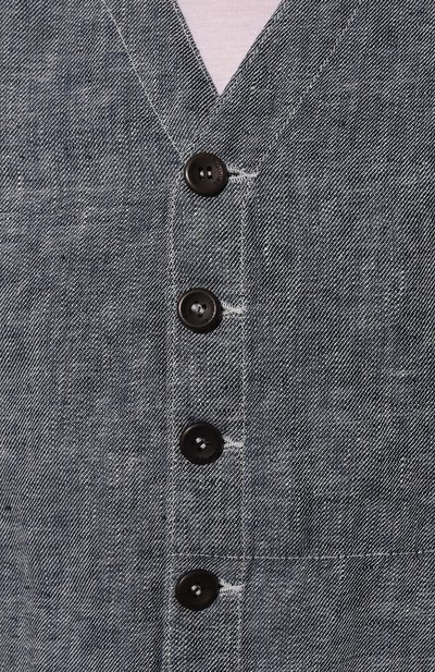 Льняной жилет HANNES ROETHER, арт. WE26SPER.6048, фото 5