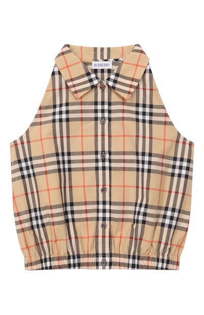 Хлопковый топ BURBERRY, арт. 8126210