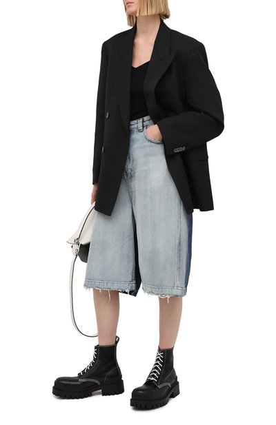 Кожаные ботинки 20 мм strike BALENCIAGA, арт. 590974/WA964, фото 2